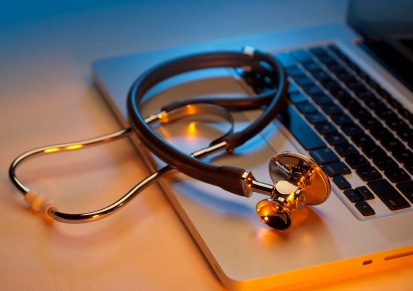 Stethoscope and Laptop Stethoscope and Laptop