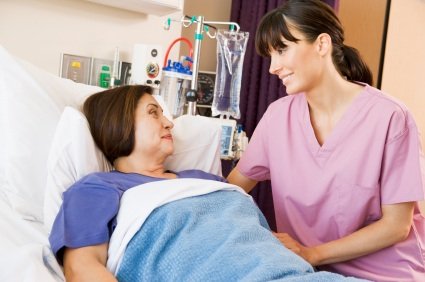 Nurse and patient Nurse and patient